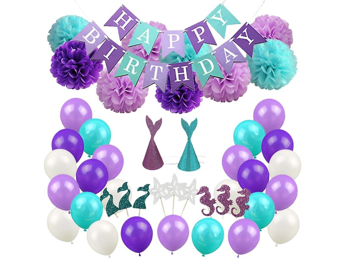 Conjunto De Balões De Aniversário 76pcs Allinless