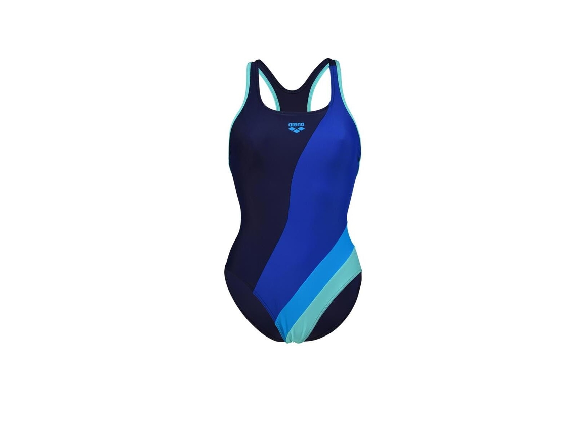 Fato de Banho de Mulher para Natação ARENA Peça Waves Profile Azul (36)