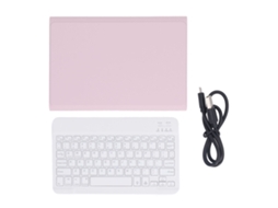 2026zentro-teclado Slim Com Suporte E Capa Protetora Com Rgb Magnética Desmontável Para Tab P11 Plus 2021 Rosa