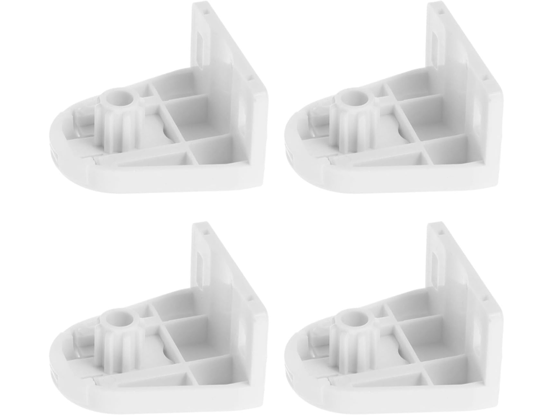 Suportes Triangulares Villcase Para Persianas De Rolo Duplas, Clipes De Pvc Reforçados, 4 Peças Para Trilhos De Montagem