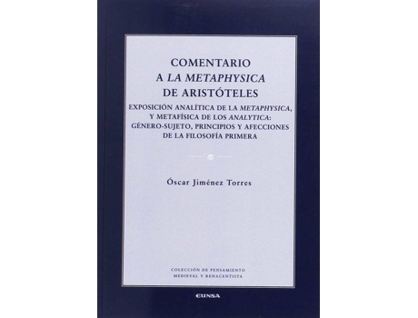 Livro Comentario A La Metaphysica De Aristo de Sin Autor (Espanhol)