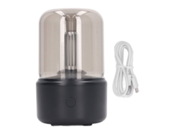 Difusor de aromas portátil com luz noturna led, umidificador de 120ml e baixo ruído LAXISCREED