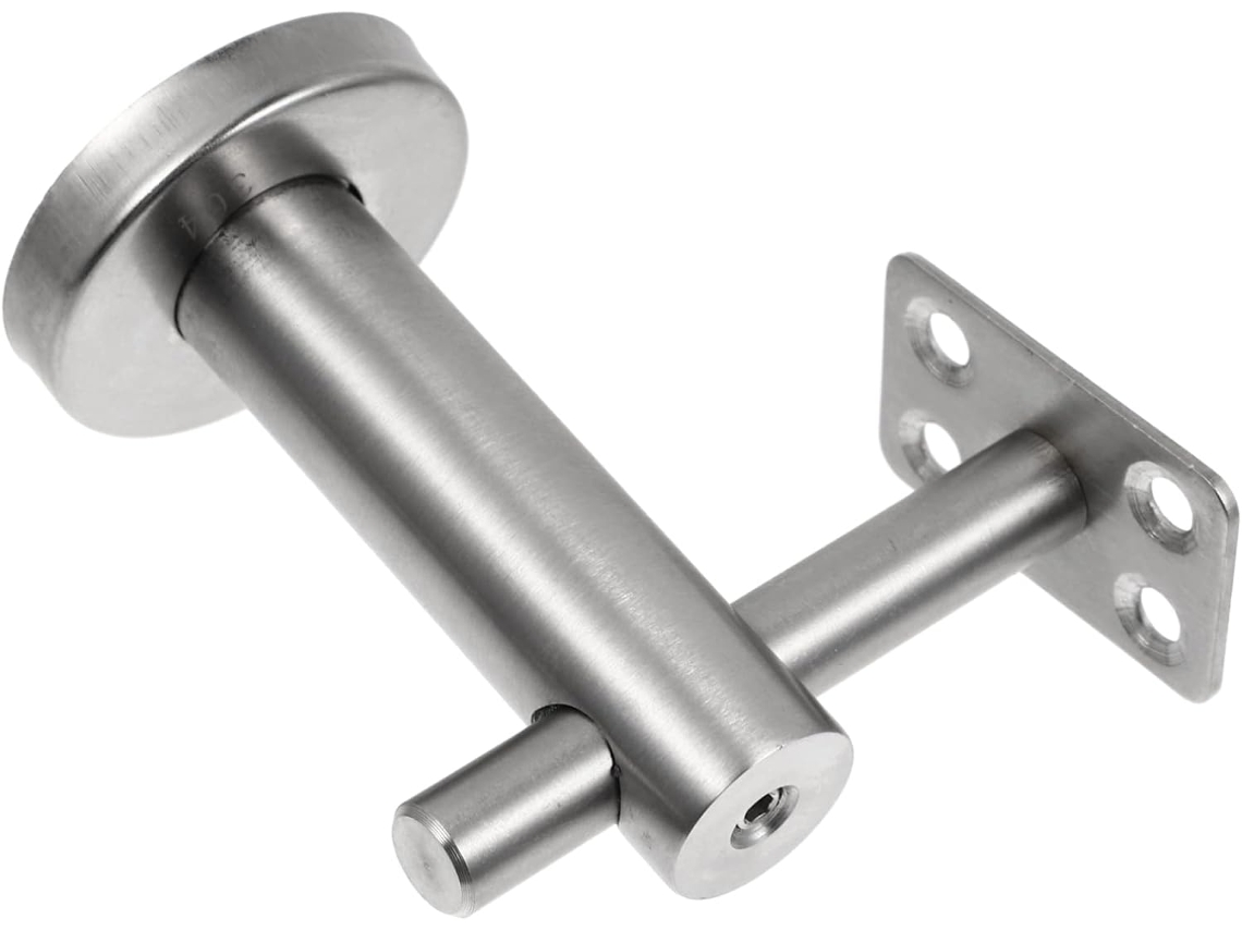Suporte De Parede Em Aço Inoxidável Para Corrimão De Escada (1 Peça), Fixação Estável E Segura.
