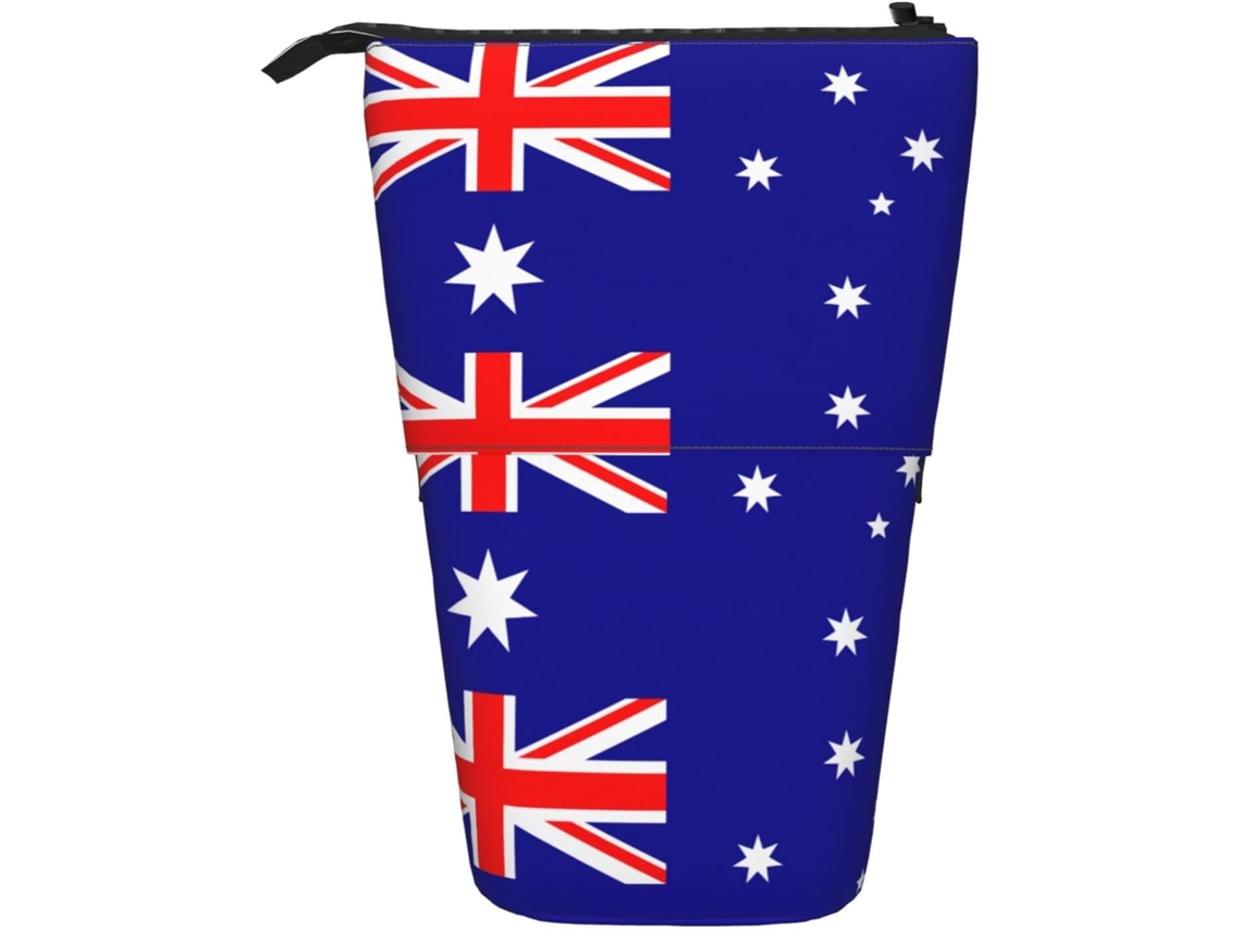 Case Trousse Crayons Télescopique Australian Flag Fournitures Porte-stylo Légère Peil Télescopique