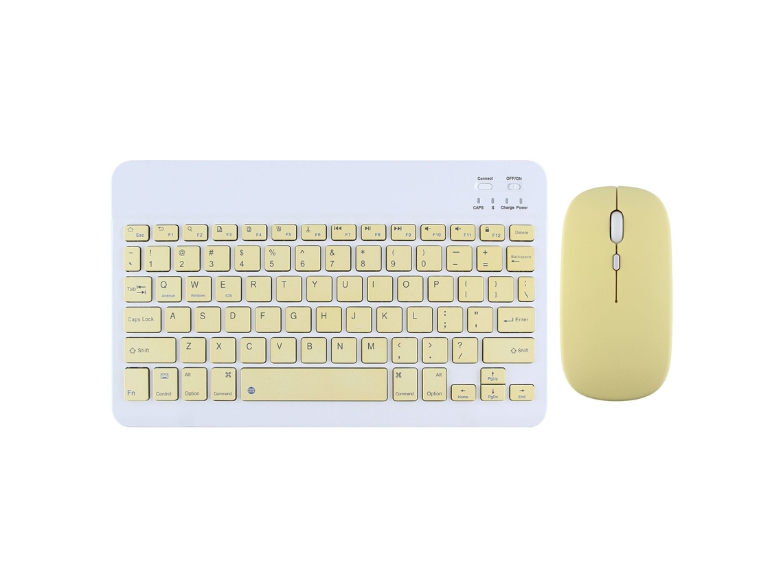 Lurelia Conjunto Teclado E Rato Sem Fios, Bluetooth, 10", Compacto, Ipad Air, Windows