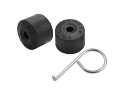 Tampa De Porca De Roda Para Golf Mk4, 20 Peças (4 Travas + 16 Normais), Plástico Abs, Preto