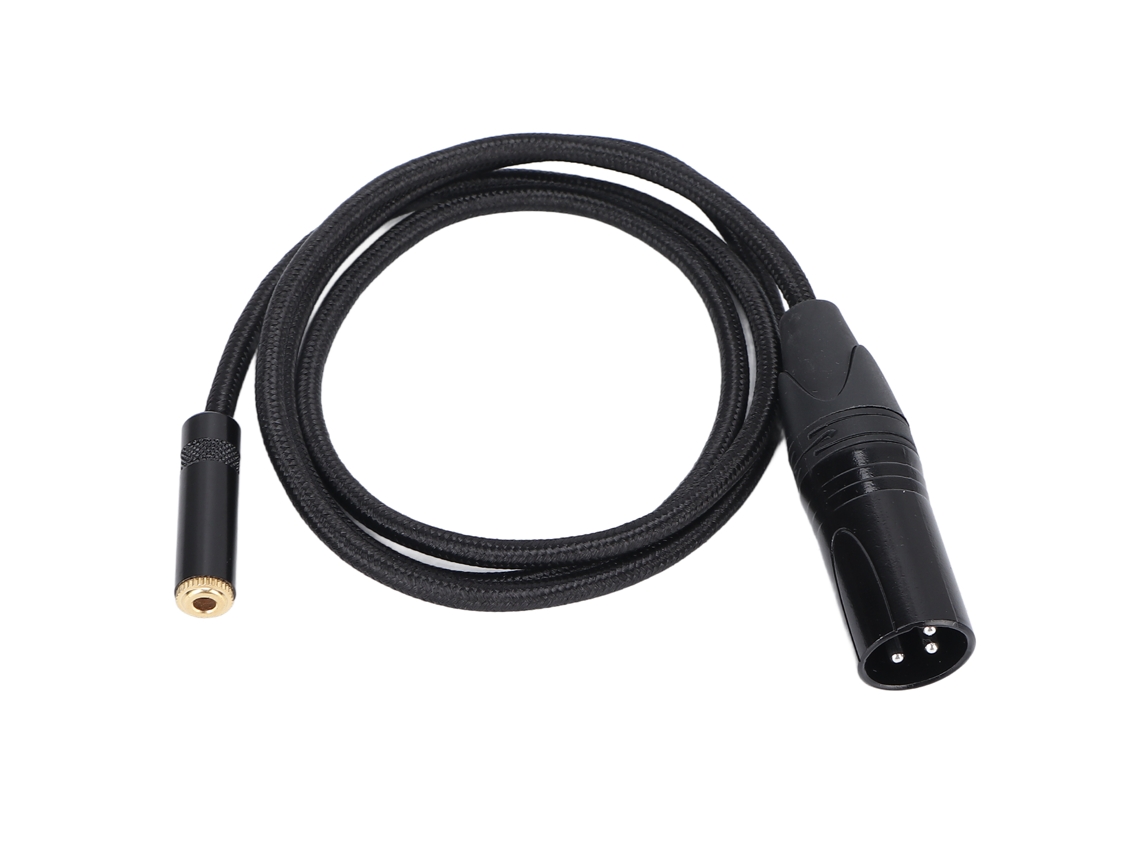 Conversor Conector LAXISCREED 3.5mm Fêmea para Xlr Macho 3pin 1m