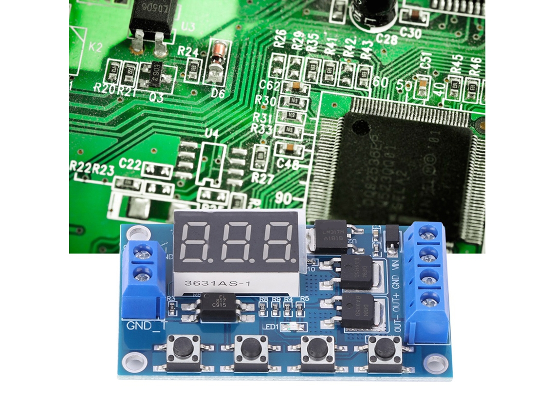 Placa De Circuito Com Interruptor De Atraso 12 24v