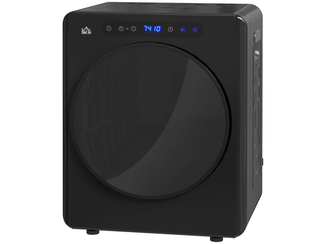 Secador Compacto De Roupas, 6 Programas, 40-60°c, 4 Kg, Preto, Com Toque.