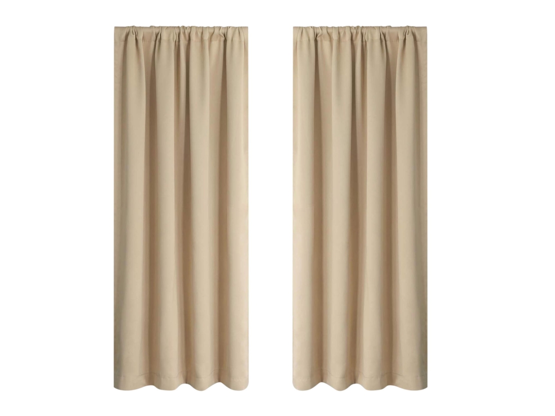 Cortinas Blackout Para Quarto E Sala De Estar – Cortinas Blackout Com Isolamento Térmico (37,8 X 53,9 Polegadas)