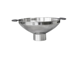 Funil De Cozinha Multifuncional Grande Com Alças Duplas Em Aço Inoxidável Que Evita Derramamentos E Facilita