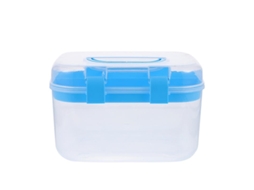 1pcs Recipiente De Armazenamento De Camada Dupla Allinless