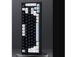 Teclado Mecânico K81 3 Modos - Teclas Vermelhas - Preto Escuro