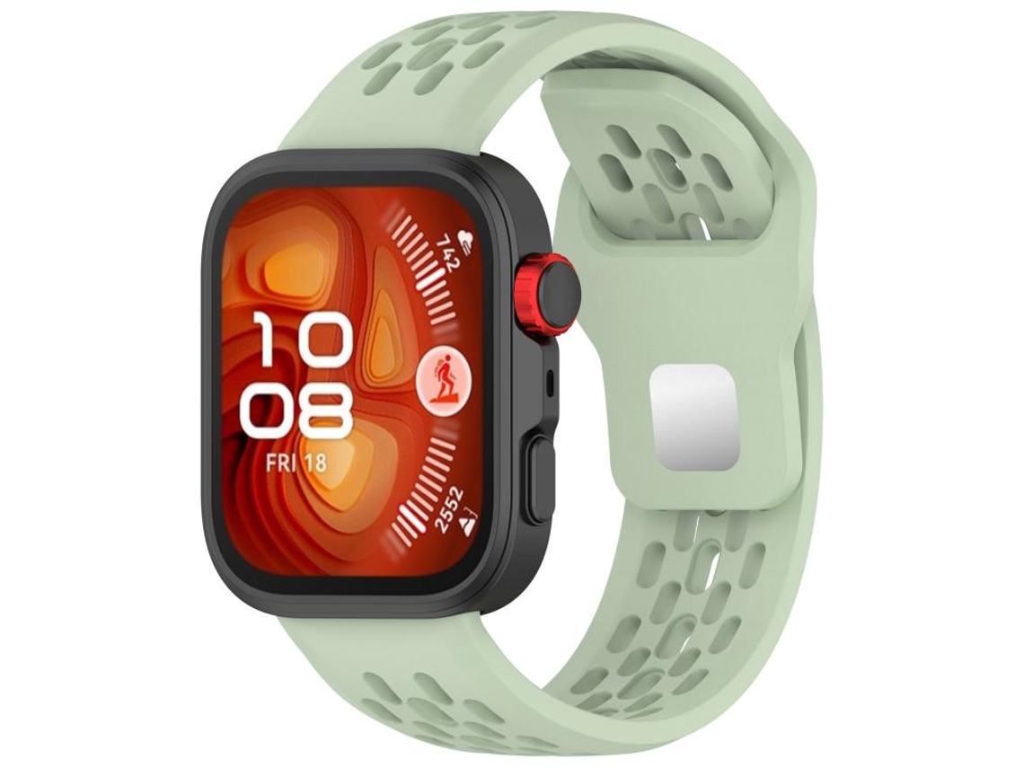 Bracelete para Huawei Watch Fit 4 / 4 Pro / 3 Silicone com Fivela Verde XIAOMOYU