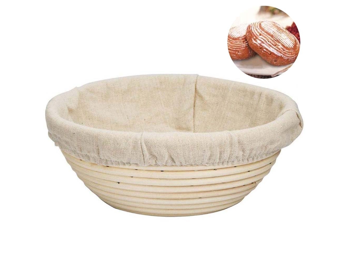 Cesta de Levamento de Pão Rattan LAXISCREED