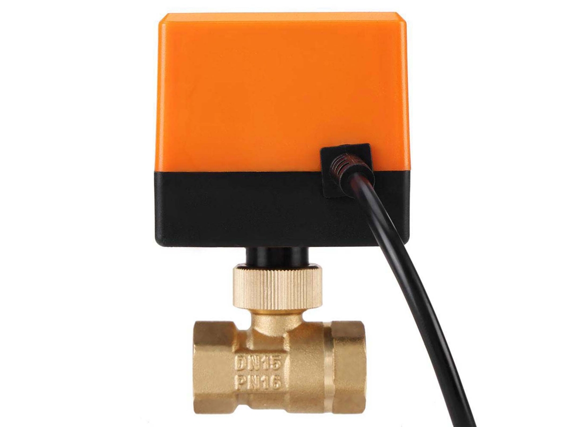Válvula Elétrica De Bola Em Latão Laxiscreed Ac 220v 2 Vias Para Controlo De Água