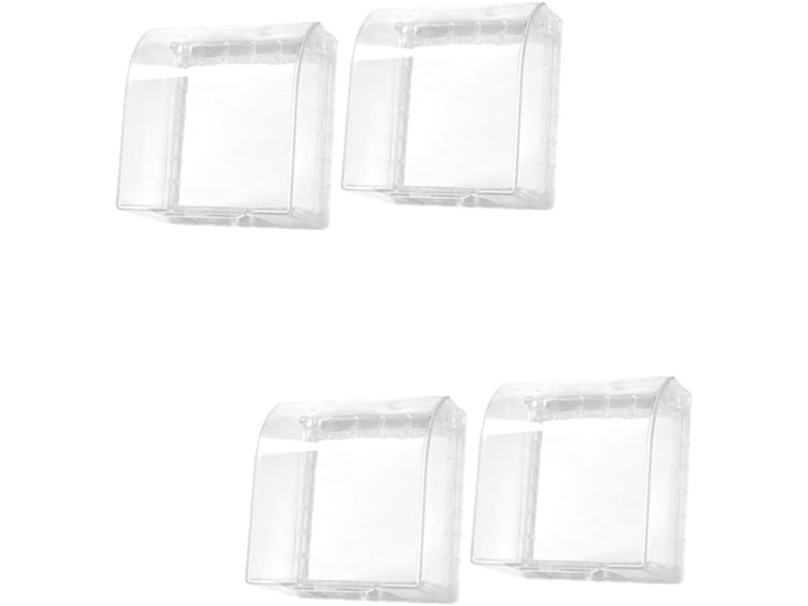 Conjunto De 4 Peças De Caixa Transparente Resistente À Água