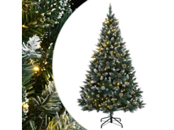 Vidaxl Árvore De Natal Artificial Com 300 Luzes Led 240 Cm