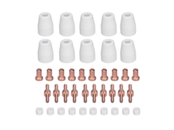 Kit De Consumíveis Para Tocha De Corte A Plasma: Eletrodo, Ponta E Bocal Pt‑3140pcs Acessórios De Soldagem E Corte