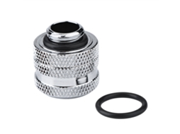 Conector De Compressão Para Resfriamento Por Água Para Tubo De Acrílico Rígido De 10*14mm Prata