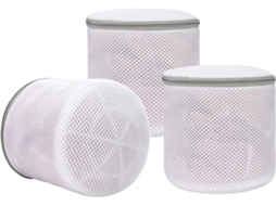 Conjunto de 2 Sacos para Roupa Suja Brancos BRILVIBERA