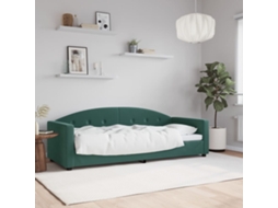 Sofá cama 80x200 cm Terciopelo Verde Oscuro