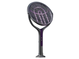 Raquete Elétrica Extensível Para Mosquitos, Lâmpada Repelente De Recarregável Via Usb, Com Grade Pro Teção Ajustável 5 Camadas, A