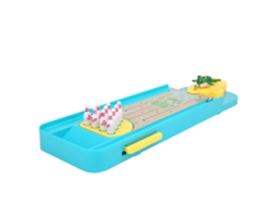 Primerox brinquedo de Mini Boliche de Rã Educacional Interativo para Crianças 6+ Anos com Mesa e Pinos