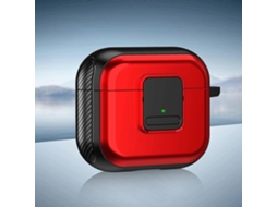 Estojo Para Fones De Ouvido Sem Fio Em Tpu + Pc Com Interruptor Magnético Para Airpods 3