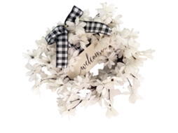 Guirlanda De Flores Artificiais Laxiscreed Com Ramos De Dogwood Brancos Para Decoração De Entrada E Parede