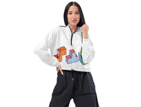 Blusão Unissexo Djthomas Recortado Estampa Completa Algodao Branco (tamanho Único)