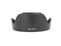 Guarda-chuva de lente EW 83H ABS para câmeras 5D2, 5D3 e 6D com lente digital 24-105mm f/4L IS.