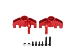 2 Copos de Direção RC de Liga de Alumínio Profissional para Carro RC Losi Hammer Rey U4 Vermelho S/MARCA