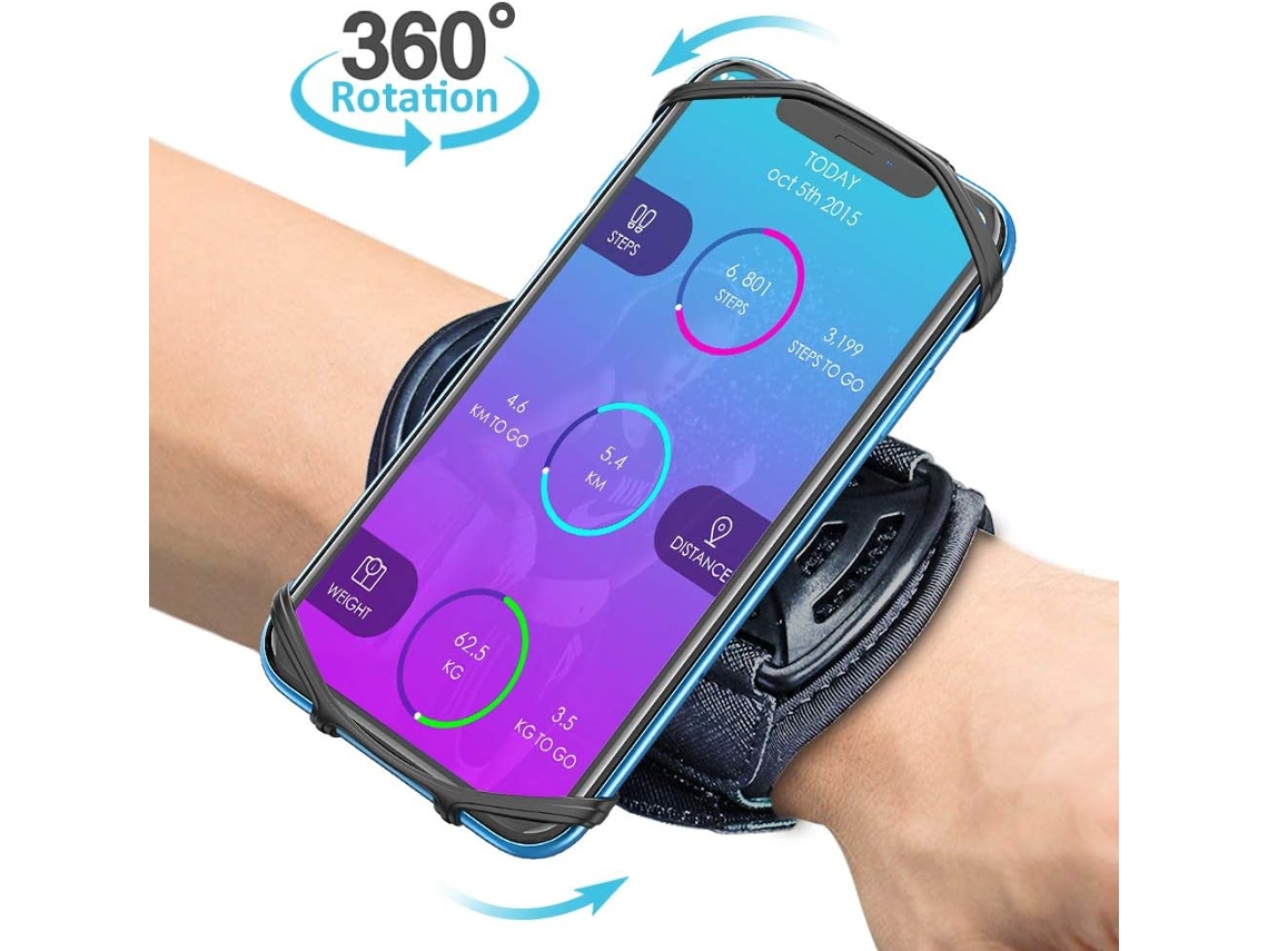 Suporte De Pulso Para Celular Ideal Para Corrida E Fitness