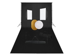 Studio Kit, Studio Kits Vidaxl Preto Aço (600 X 300 Cm)