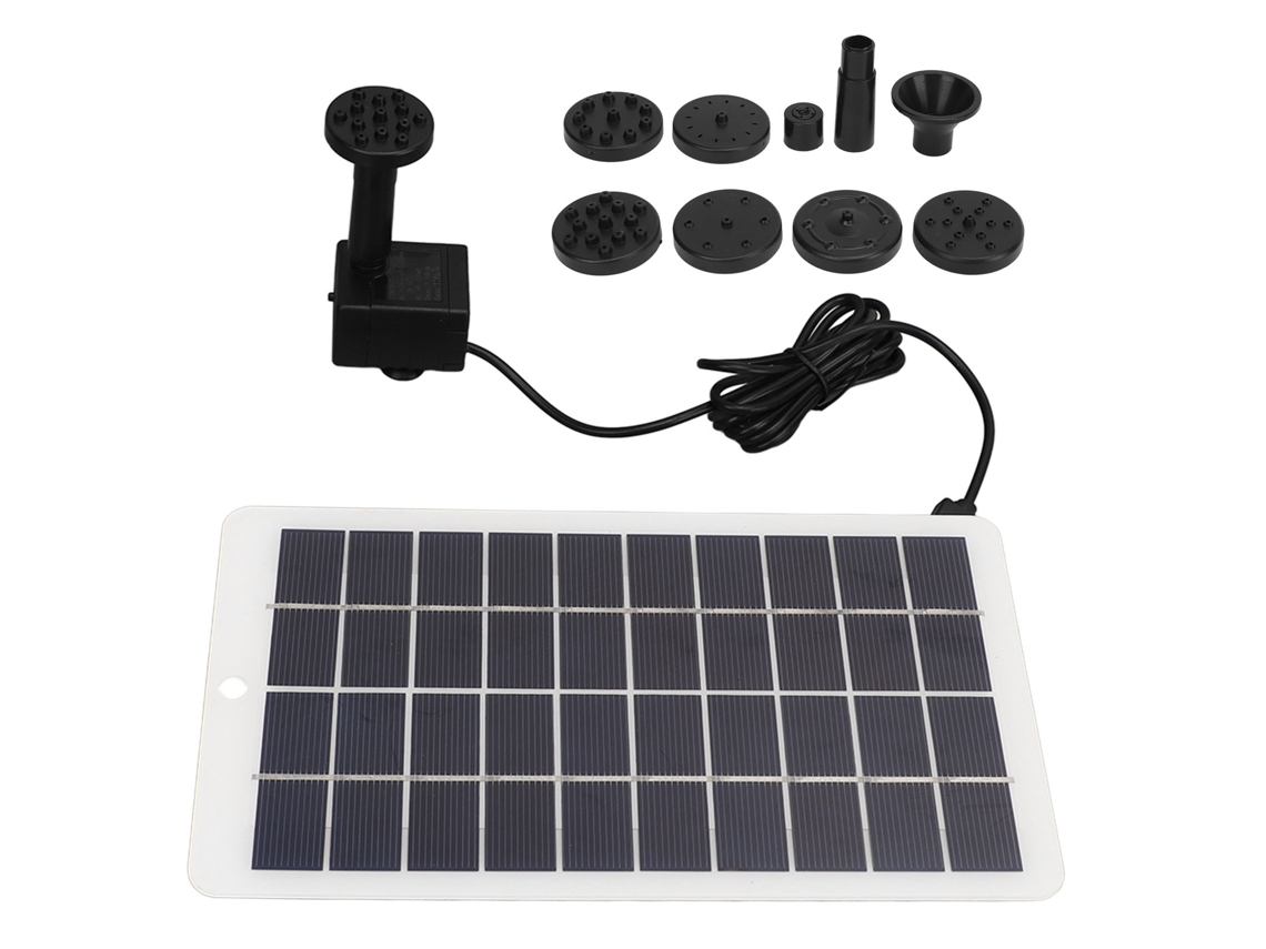 Bomba De Fonte Solar Profissional De Alta Eficiência Para Jardim E Pátio Externo, 4w 5v