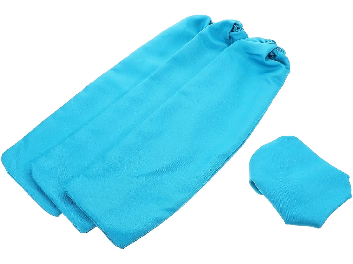 Capa Protetora para Ventilador de Teto de 4 Peças, em Tecido, com Proteção Contra Poeira e Detalhes em Metal. SFUSHOS