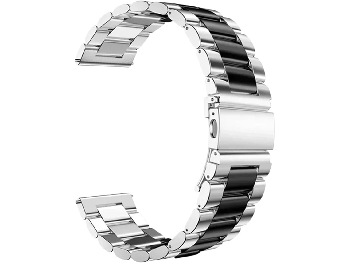 Pulseira De Aço Inoxidável Universal Para Relógio, Metal Smartwatch,
