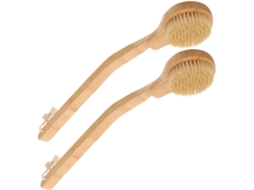 Escova De Banho Anneome 2 Peças Com Cabo Longo Antiderrapante Para Uso Seco Ou Molhado, Escova Para As Costas Ideal