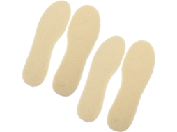 Palmilhas Collbath De Pelúcia Quente, Recortáveis, 2 Pares, Grossas E Resistentes A Odores, Tamanho 35-45, Para Inverno