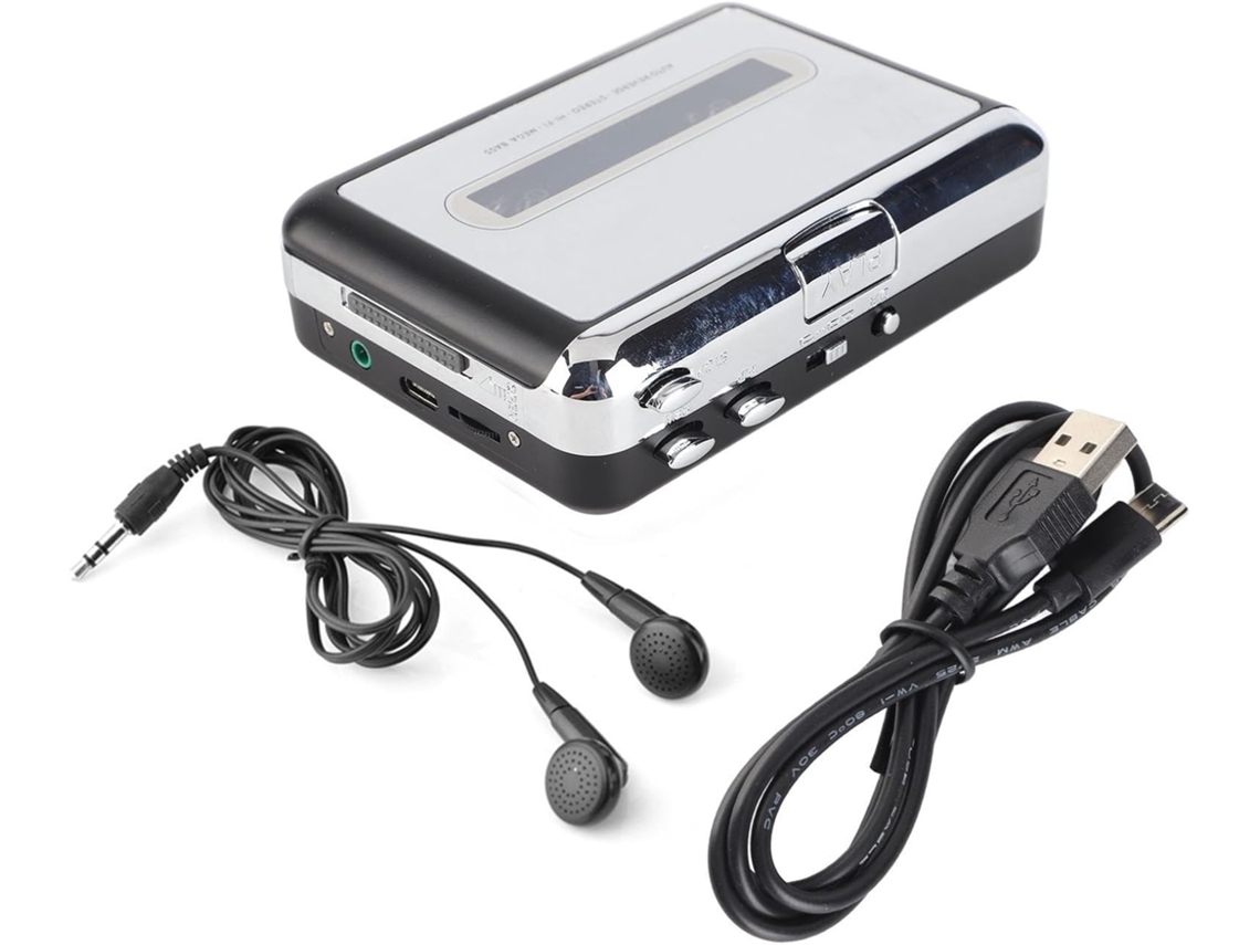 Socobeta Conversor Cassete Usb Mp3 + Leitor Música + Casque, Converter Uma Lire Transfira Não Importado,
