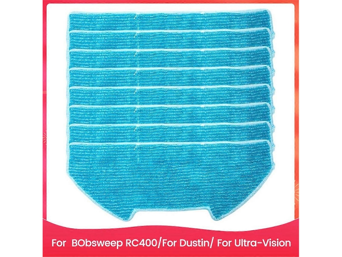 Panos De Limpeza Substituição Para Aspirador Robô Bobsweep Rc400/ Dustin/ Ultra-vision, Acessórios Pano Microfibra Esfregão.