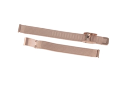 Correa De Reloj De Acero Inoxidable Tejida Para Hombre Mujer Oro Rosa 0.39in