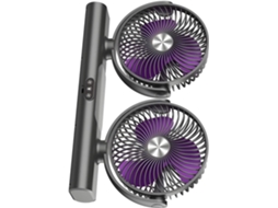 Ventilador De Mesa Com Névoa, Alimentado Por Usb, Sem Bateria
