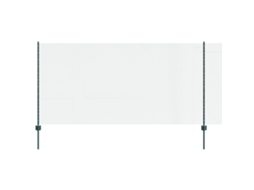 Conjunto 1 Cerca Externa Vidaxl Verde Aço (10 X 1,2 M)