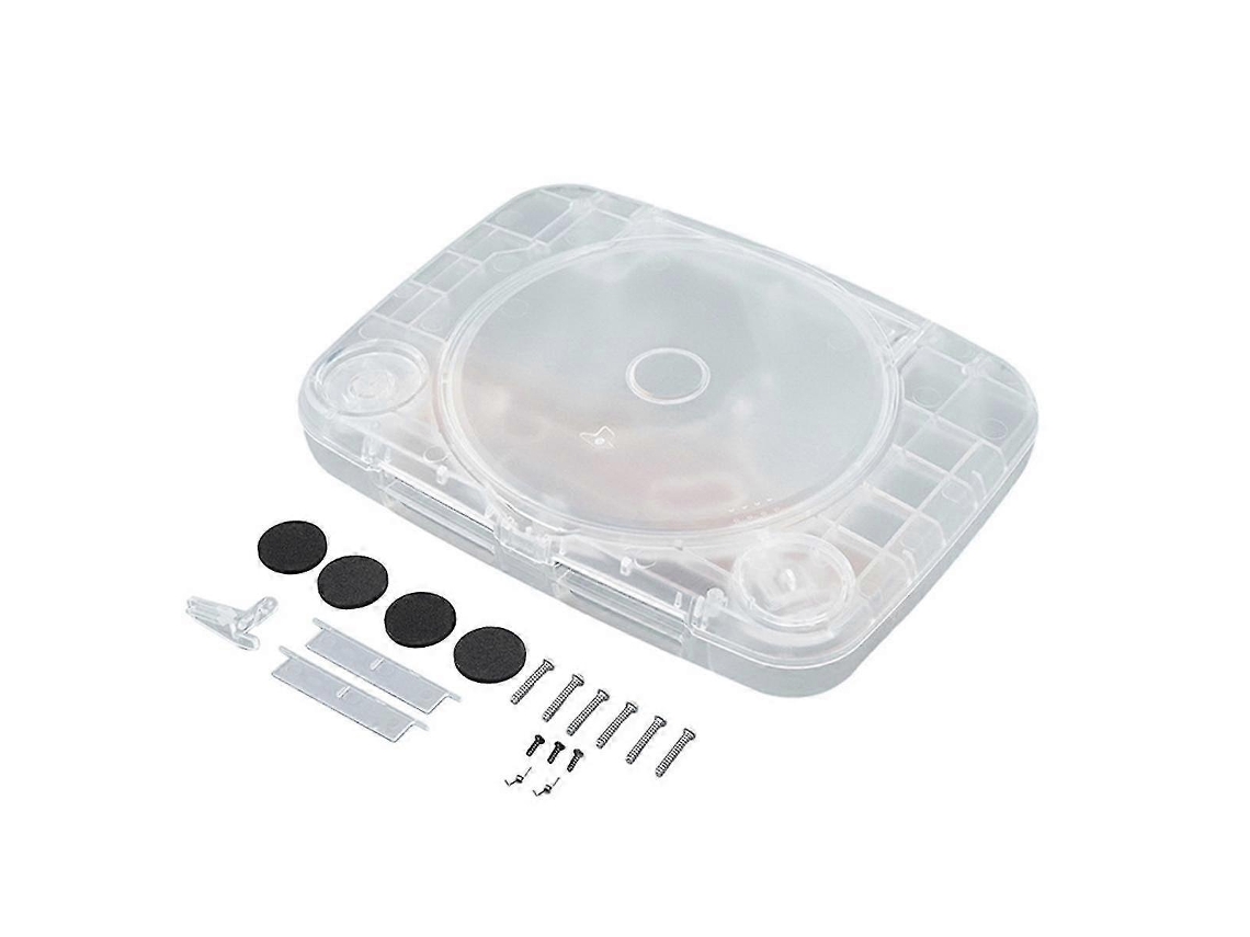 Caixa De Reposição Para Ps One, Cor Transparente, Para Console De Jogos Retrô, Branco Transparente Ly Ebike