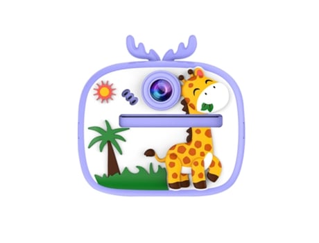 Câmara Instantânea Infantil Mini Câmara Digital Portátil Com Impressão Instantânea E Papel Térmico Zyntratech