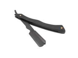 Suporte Para Lâmina De Barba De Aço Inoxidável E Acrílico Plegável Com Design Vintage E Ergonômico Para Barbeiro