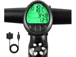 Lurelia Luz De Bicicleta Computador De Bicicleta Sem Fio/com Fio Velocímetro De Bicicleta Mph Km/h