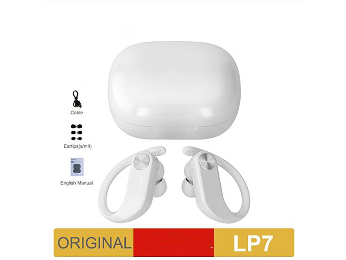 Fones Bluetooth LAXISCREED Som Surround e Redução de Ruído Branco